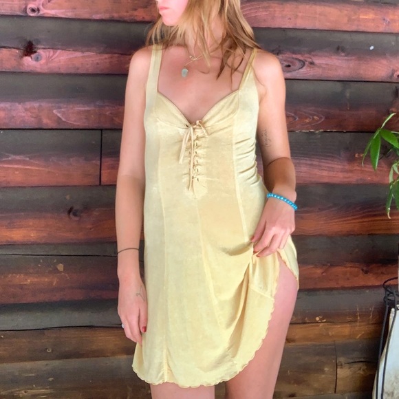 Gold Label Victoria’s Secret Vintage dress Golden - Picture 4 of 5